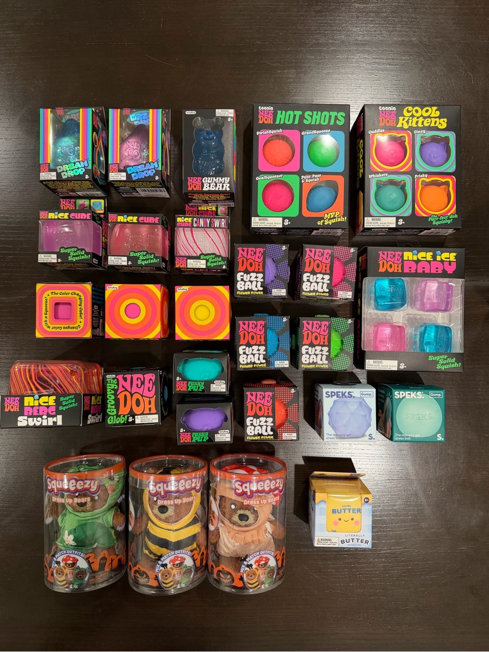 Various Needohs and Squishies